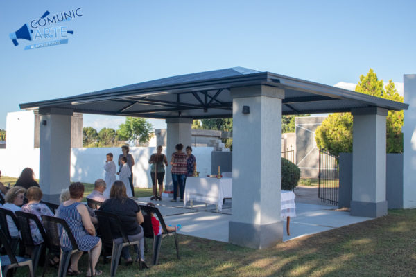 Se inauguró el pórtico de ingreso al Cementerio