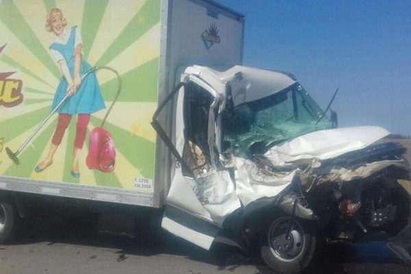 Accidente en el acceso a Loma Alta