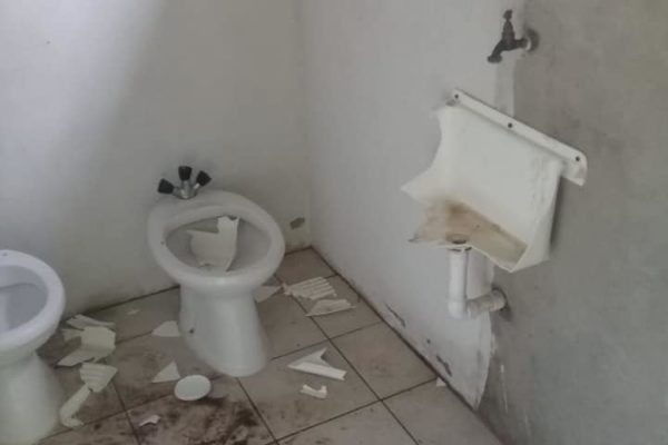 Destrozos en parque de Gessler