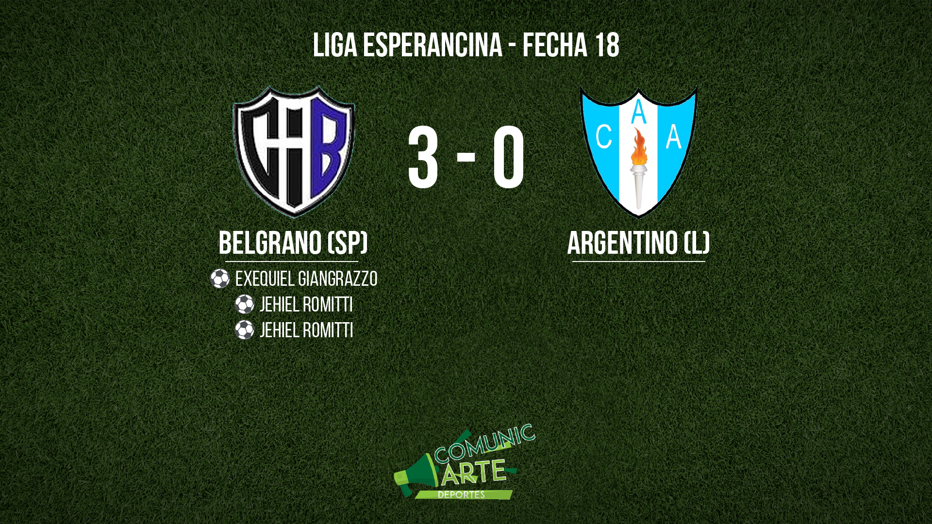 Primera: Argentino cayó de visitante y complica la clasificación a los play-offs